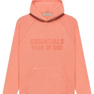 NWT - Fear of God Essentials Hoodie 'Coral' - Size Large